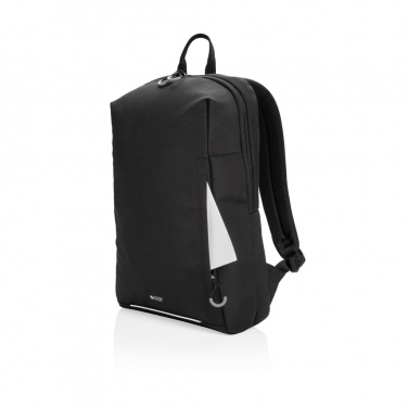 Logotrade business gift image of: Swiss Peak AWARE™ RFID and USB A laptop backpack