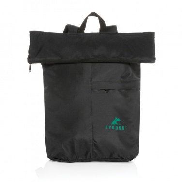 Logotrade business gift image of: Dillon AWARE™ RPET lightweight foldable backpack