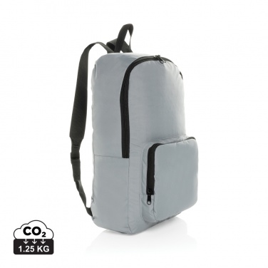 Logo trade business gift photo of: Dillon AWARE™ RPET foldable classic backpack