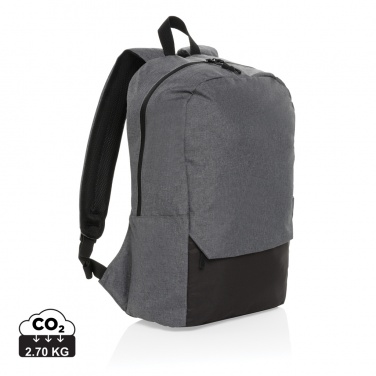 Logo trade promotional gifts picture of: Kazu AWARE™ RPET basic 15.6 inch laptop backpack