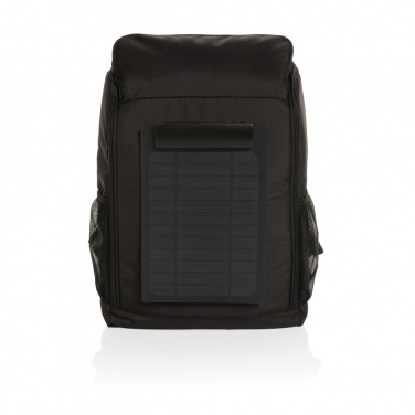 Logotrade promotional giveaways photo of: Pedro AWARE™ RPET deluxe backpack with 5W solar panel