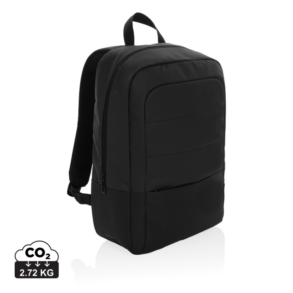 Logo trade promotional giveaway photo of: Armond AWARE™ RPET 15.6 inch standard laptop backpack