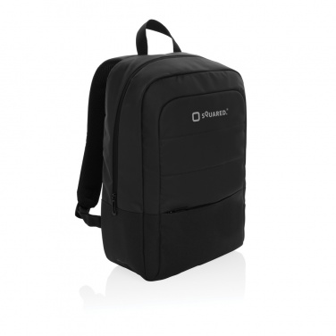 Logo trade promotional giveaway photo of: Armond AWARE™ RPET 15.6 inch standard laptop backpack