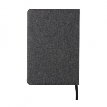 Logo trade promotional merchandise image of: Deluxe A5 Notebook with phone pocket