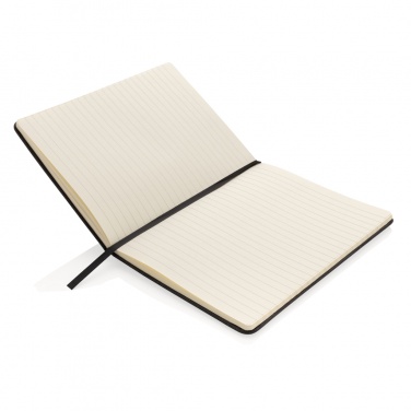 Logotrade promotional item picture of: Deluxe A5 Notebook with phone pocket