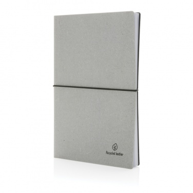 Logotrade promotional item picture of: A5 recycled leather notebook