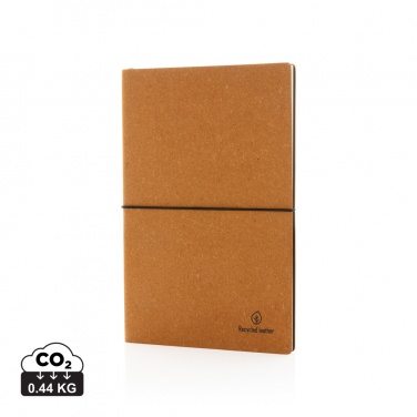 Logotrade advertising product image of: A5 recycled leather notebook