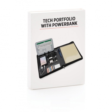 Logotrade promotional product picture of: Tech portfolio with powerbank