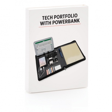 Logo trade corporate gifts picture of: Tech portfolio with powerbank