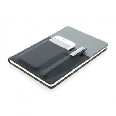 Logotrade promotional merchandise image of: A5 Deluxe notebook with smart pockets