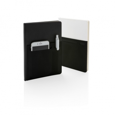 Logotrade advertising products photo of: A5 Deluxe notebook with smart pockets