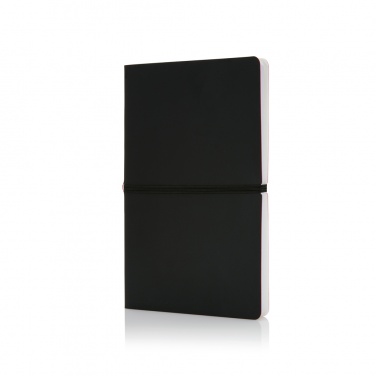 Logo trade promotional giveaway photo of: Deluxe softcover A5 notebook