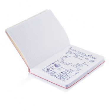 Logo trade promotional giveaway photo of: Deluxe softcover A5 notebook