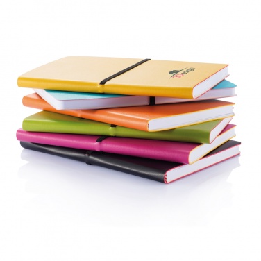 Logo trade promotional product photo of: Deluxe softcover A5 notebook