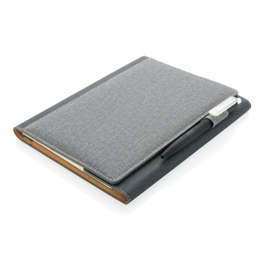 Logo trade promotional products image of: A5 Deluxe design notebook cover