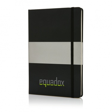 Logo trade corporate gift photo of: Deluxe hardcover A5 notebook