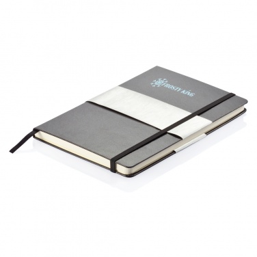 Logotrade promotional item picture of: Deluxe hardcover A5 notebook