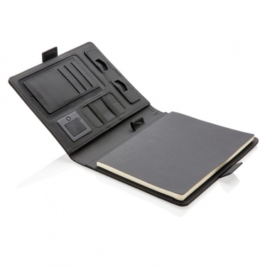 Logo trade promotional gifts image of: Air 5W wireless charging notebook cover A5