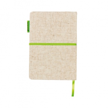 Logotrade promotional gift image of: A5 jute notebook