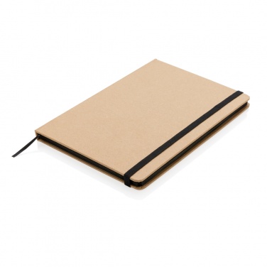 Logo trade promotional merchandise image of: A5 kraft notebook