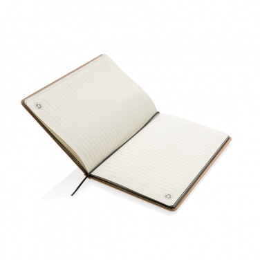 Logo trade advertising products picture of: A5 kraft notebook