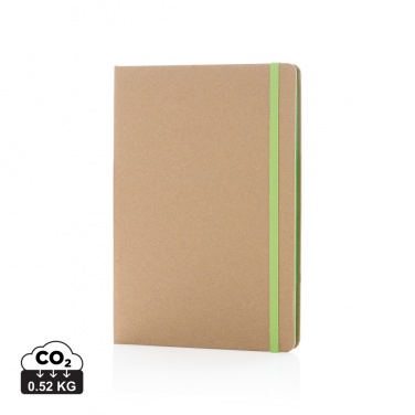 Logo trade advertising products picture of: A5 kraft notebook