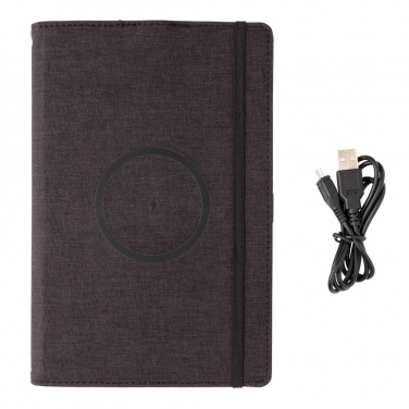 Logotrade advertising product image of: Air 5W wireless charging refillable journal cover A5