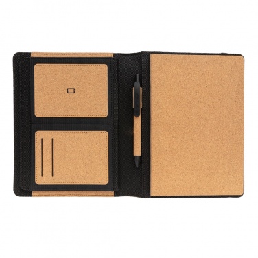 Logotrade corporate gift picture of: Deluxe cork portfolio A5 with pen