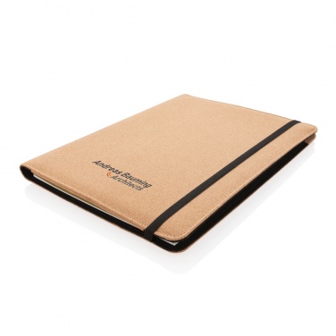 Logotrade corporate gift picture of: Deluxe cork portfolio A4 with pen