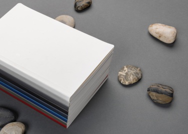 Logo trade promotional giveaways picture of: Impact softcover stone paper notebook A5