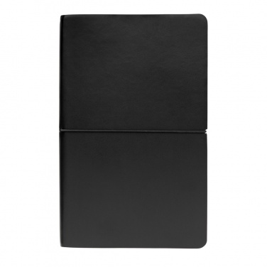 Logo trade promotional gifts image of: Modern deluxe softcover A5 notebook