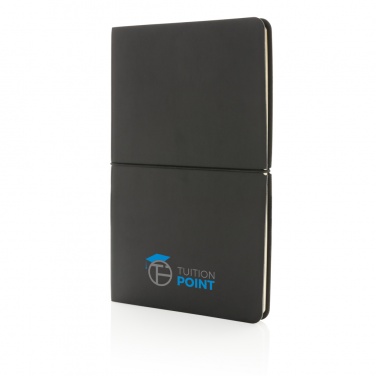 Logo trade promotional items image of: Modern deluxe softcover A5 notebook