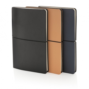 Logotrade corporate gift image of: Modern deluxe softcover A5 notebook