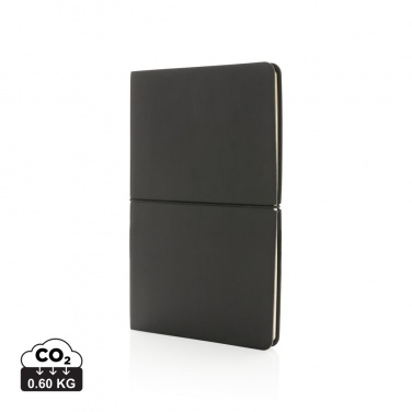 Logo trade promotional items picture of: Modern deluxe softcover A5 notebook