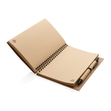 Logotrade corporate gifts photo of: Cork spiral notebook with pen