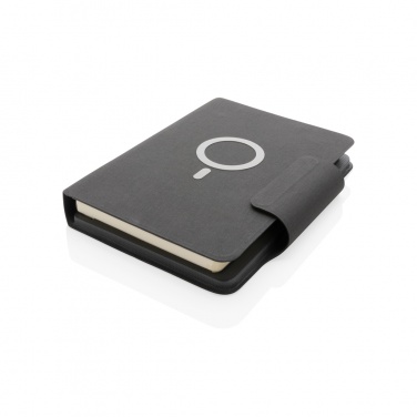 Logotrade advertising product image of: Artic Magnetic 10W wireless charging A5 notebook