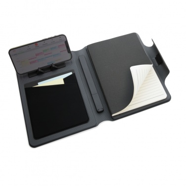 Logo trade promotional merchandise image of: Artic Magnetic 10W wireless charging A5 notebook