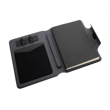 Logo trade promotional giveaways picture of: Artic Magnetic 10W wireless charging A5 notebook