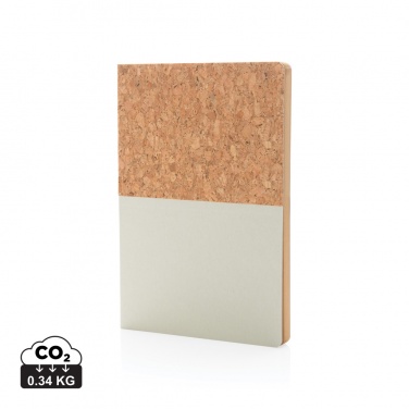 Logotrade promotional items photo of: A5 cork & kraft notebook