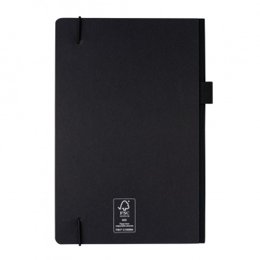 Logo trade promotional merchandise photo of: A5 deluxe kraft hardcover notebook