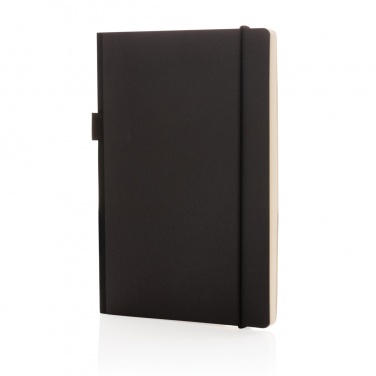 Logo trade business gift photo of: A5 deluxe kraft hardcover notebook