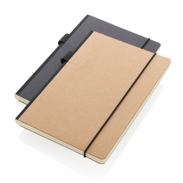 Logotrade business gift image of: A5 deluxe kraft hardcover notebook