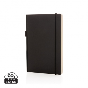 Logo trade corporate gifts picture of: A5 deluxe kraft hardcover notebook