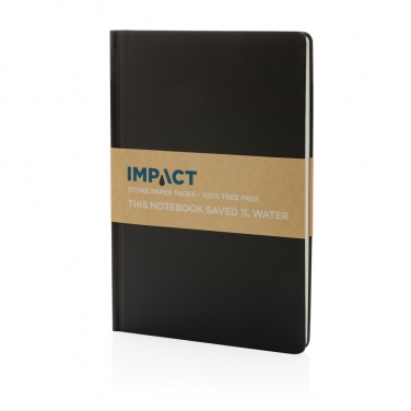 Logotrade corporate gifts photo of: A5 Impact stone paper hardcover notebook