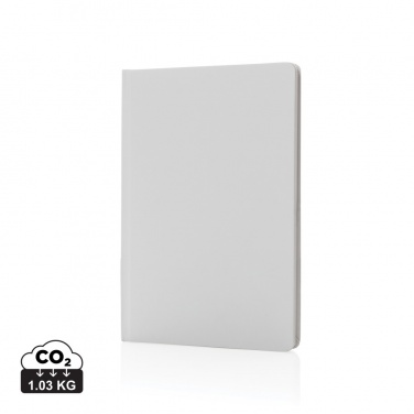 Logo trade corporate gifts image of: A5 Impact stone paper hardcover notebook