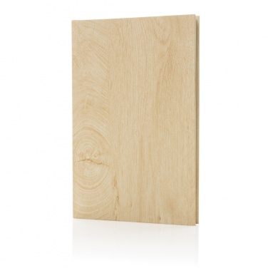 Logotrade promotional giveaway picture of: Kavana wood print A5 notebook