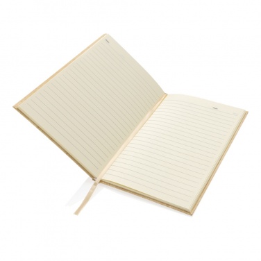 Logo trade promotional merchandise photo of: Kavana wood print A5 notebook