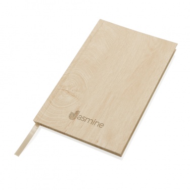 Logo trade promotional merchandise photo of: Kavana wood print A5 notebook