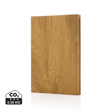 Logotrade promotional merchandise photo of: Kavana wood print A5 notebook