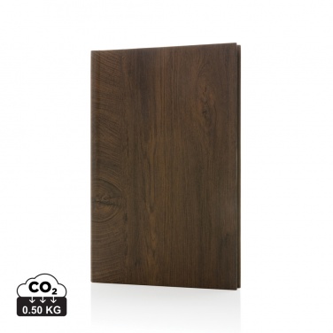 Logo trade promotional merchandise photo of: Kavana wood print A5 notebook